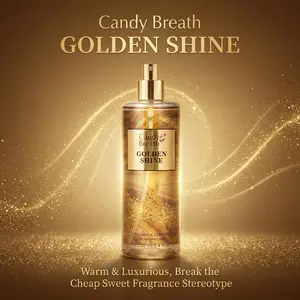Candy Breath Golden Shine 250ml Bodymist for Women Warm Luxurious Fragrance with Golden Shine 250ml Volume Ideal for Women