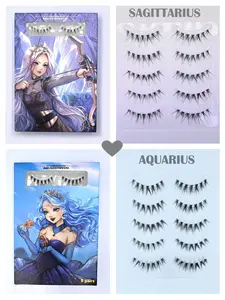 Manga Manhua C Curl Lashes Eyelashes Lash Extensions - Lightweight Makeup Clear false eyelash