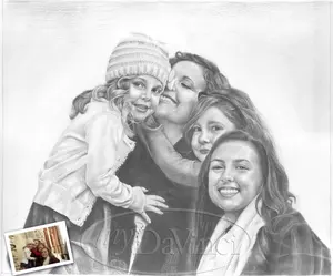 Hand Drawn Pencil Portraits from Photos | Pencil Portrait Drawing | Pencil Sketch Artists