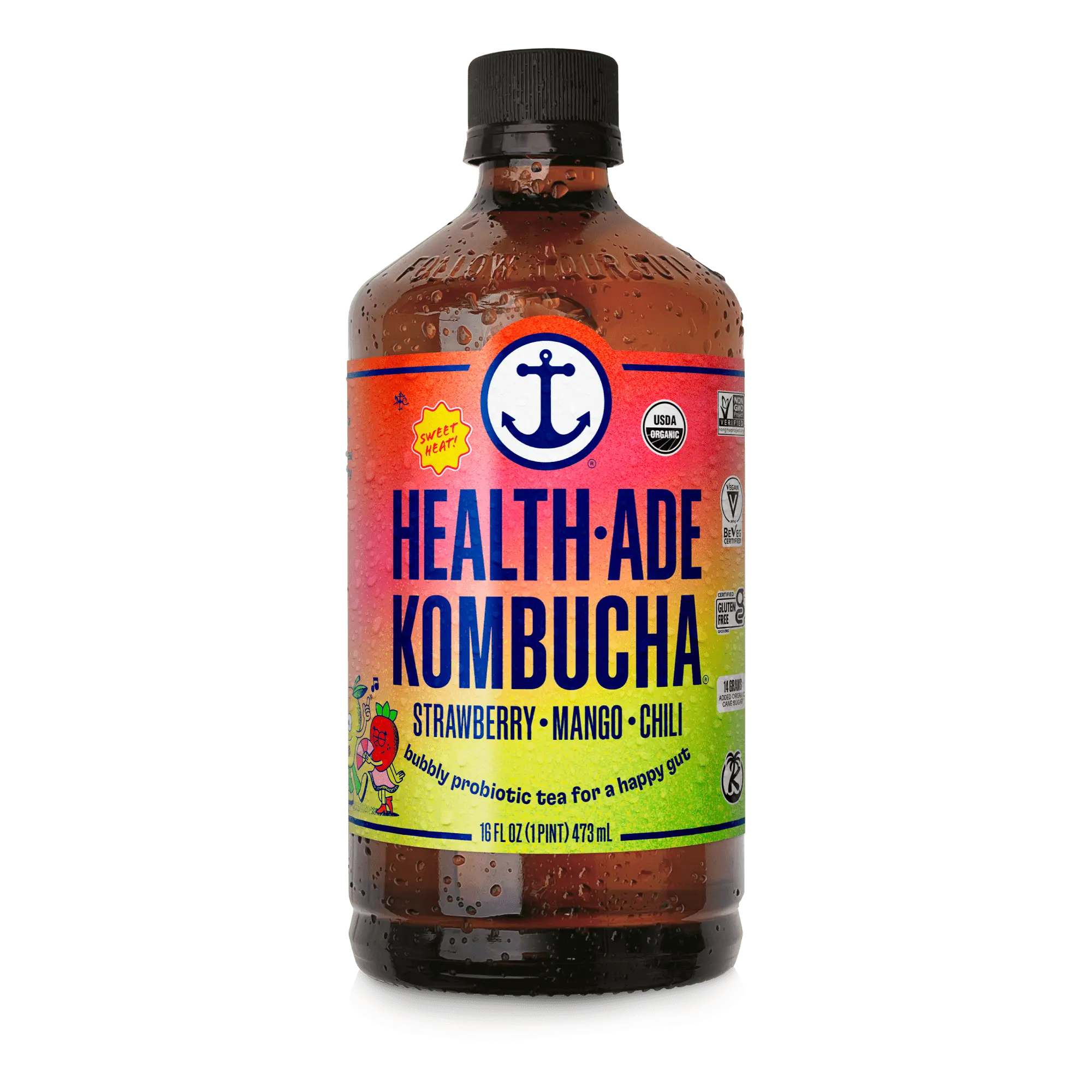Strawberry Mango Chili Kombucha