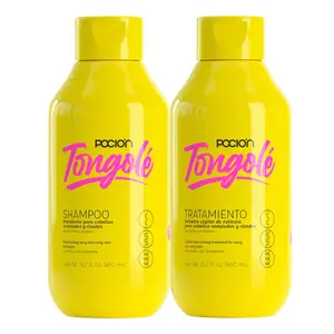Pocion Tongole 2 pack Shampoo para Rizos y Tratamiento de Rizos