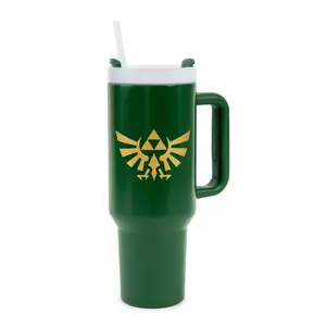 The Legend of Zelda Hylian Crest Metal Travel Tumbler | Holds 40 Ounces - MOQ 3K
