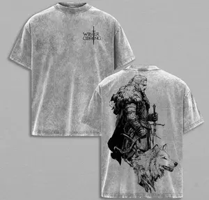 Winter is Coming Jon Snow T-Shirt, Game of Thrones Stark Direwolf Graphic Tee, Vintage Streetwear Gift for GoT Fans S