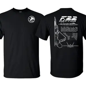 Lockheed Martin F-22 Raptor T-Shirt – Vintage Stealth Fighter Jet Graphic Tee, Military Aviation Apparel for Men, USA Air Force Gift, Patriotic Streetwear, Pilot Inspired Cotton Shirt