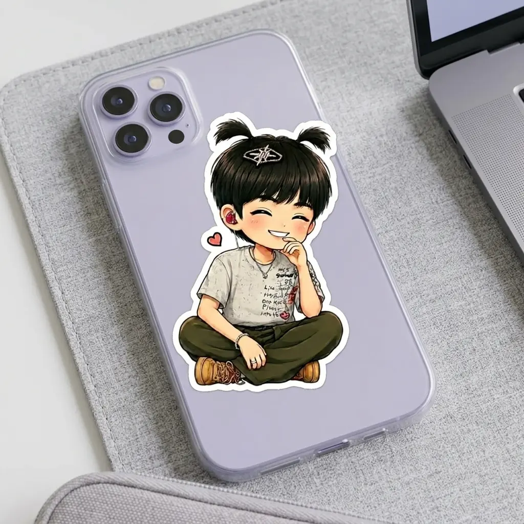 [Die-cut Sticker] Kpop Idol Chibi Cute Sticker, Kpop Fan Gift Sticker