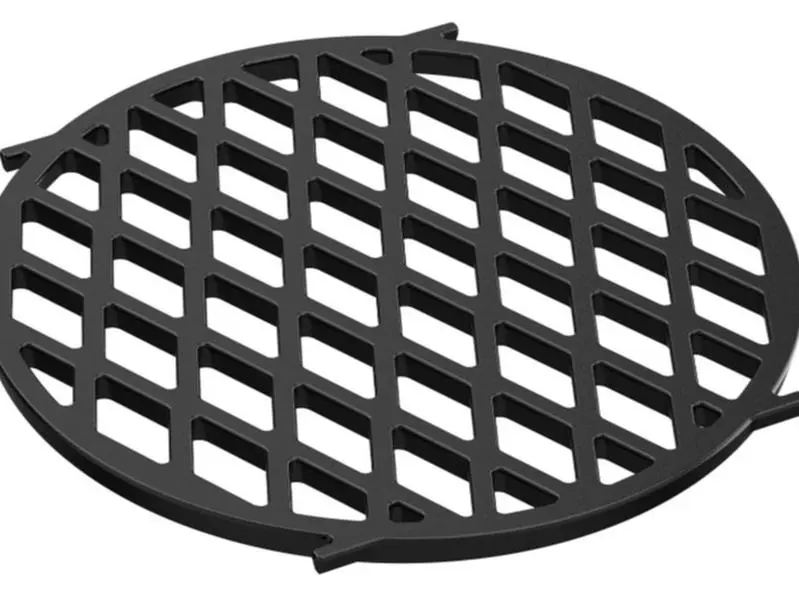 Gourmet BBQ System Sear Grate Replacement Porcelain-Enameled Cast-Iron Cooking Grid for 22 1/2 inch Weber Charcoal Grills