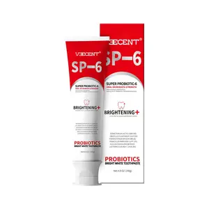 Veecent SP-6 Toothpaste | Probiotic Oral Care for EnamelRepair & Long-Lasting Fresh Breath |4.90z