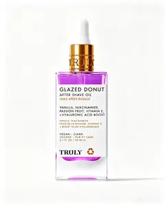 Glazed Donut Brightening Oil – Discoloration-Fighting Treatment – Brightens Dull, Uneven Skin with Vitamin E, Niacinamide & Hyaluronic Acid – Deeply Hydrates, Minimizes Ingrowns & Enhances Radiance on Legs, Underarms & Bikini Line – Vanilla Glaze Scent