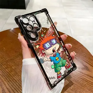 Cartoon Little Boy R-Rugrats Phone Case Compatible with Samsung Galaxy S25 S24 S23 S22 S21 FE Ultra Plus 4G 5G Shockproof Transparent Soft Back Cover.