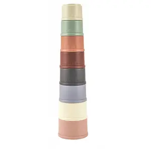 Fun Stack Cups Game, Educational Toy for Kids, Develops Hand-Eye Coordination, Stacking Cups Set, Interactive Learning Activity, Stacker, Stacking Tower Game