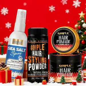 Men's Hair Texture Styling Kit Set, Men's Hair Powder, Sea Salt Spray and Hair Pomade, Easy to Use, Christmas Gift, Valentine's Day Present