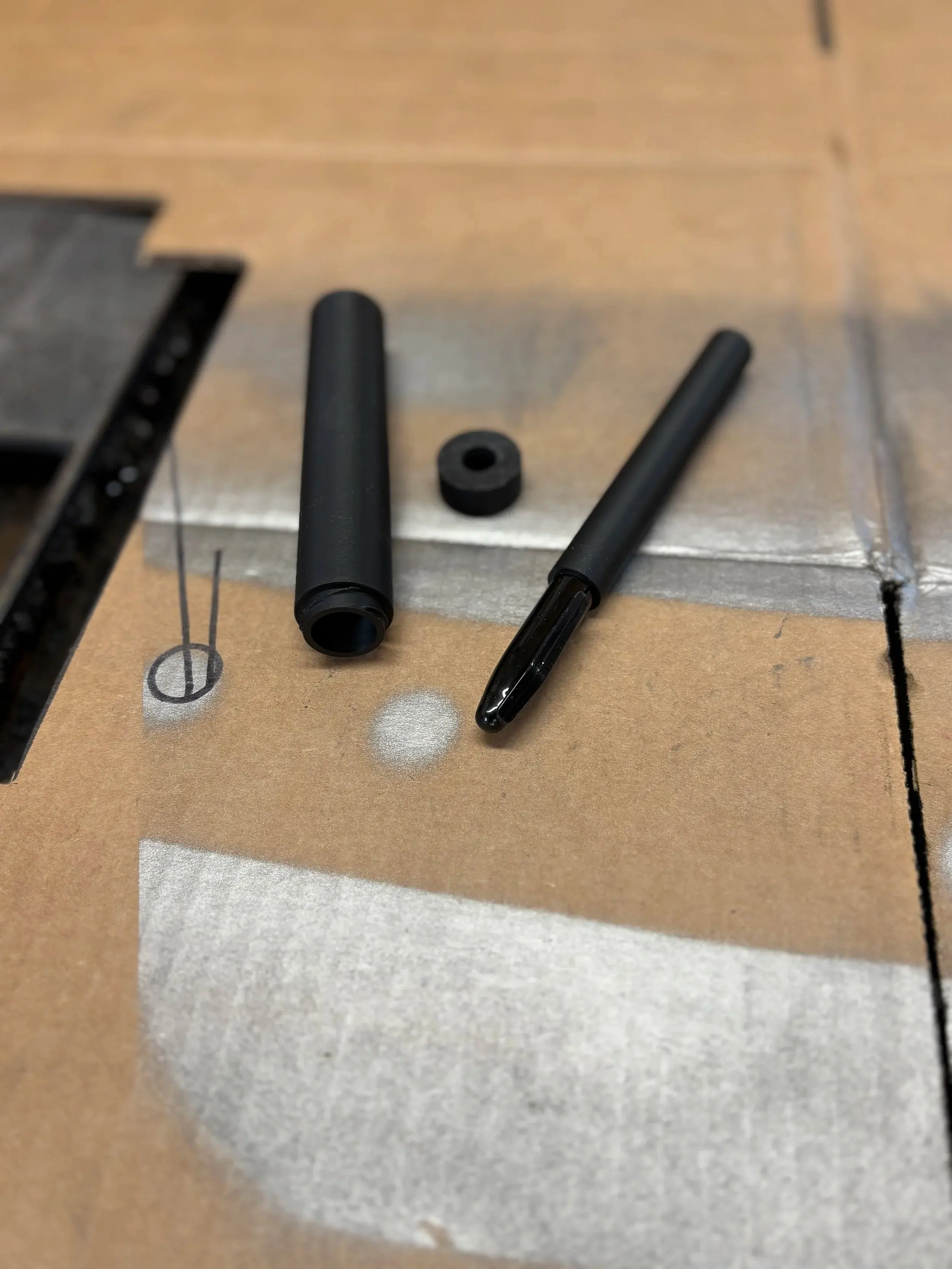Plasma Table Marker Attachment – Spring-Loaded CAD Template Marker ...