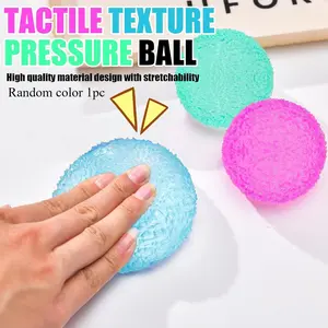 1/3Pc Big Soft Sensory Stress Balls, Textured Memory Gel Soft Fidget Toys, Large Sensory Soft Fidget Toy for Kids/Adults, Anxiety Relief Squeeze Ball for Autism/ADHD, Party Favors Gifts, Stress Relieving Accessory (Random Color)