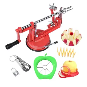 Apple Peeler Corer, Apple Peeler, 3 in 1 Peel Slice Remove Core, with Suction Base