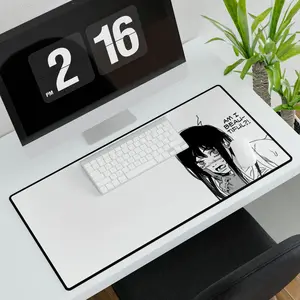 Chainsaw Man Yoru War Devil Asa Mitaka Desk Mat - Customizable Neoprene Anti-Slip Mouse Pad - Mystical Office Decor