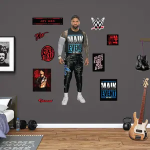 Jey Uso - RealBig Collection - Official WWE - Reusable Vinyl Wall Decals