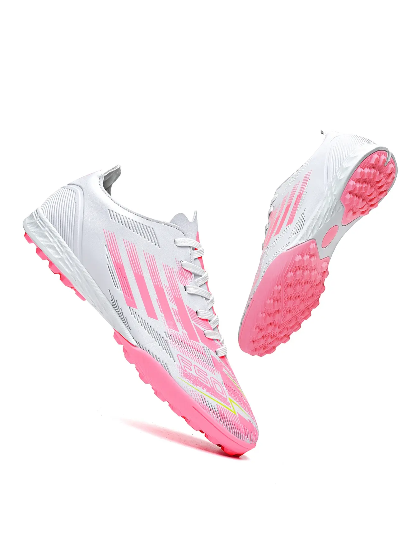 Women's New Professional Football Shoes, Lightweight Breathable TF Nails, Anti-Slip Durable Rubber Sole, Training Competition Outdoor Lawn Soccer Boots, Turf Shoes, Soccer Cleats, Sports Shoes