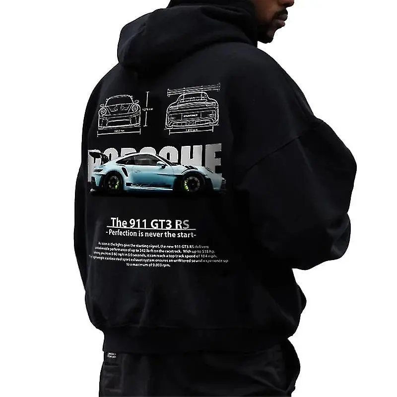 Porsche 911 Hoodie, Car Sweatshirt Hoodie, Car Enthusiasts,  Oversize Streetwear T-shirts, Crewnecks, Hoodies – Gifts Suitable for Anyone