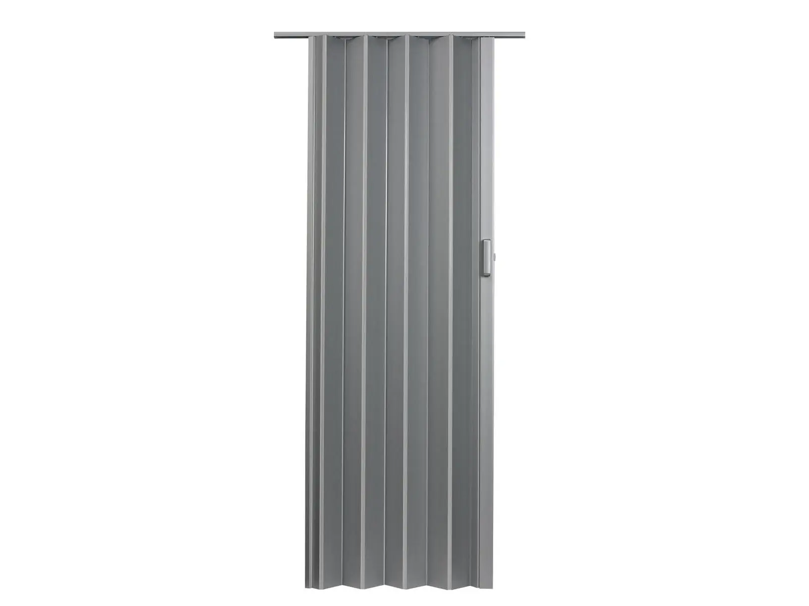 Elite Satin Silver Vinyl Hollow Core Accordion Door, 48 w x 96 h in, Scratch Resistant, Space Saving (Home Improvement Building Supply for Doors, Gates & Windows)