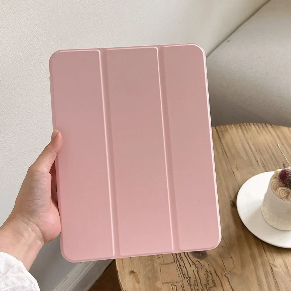 Triple Fold case For iPad 6th 5th 7th 8th 9th Gen 10.2 iPad Air 11 11th 2025 pro 11 1 2 3 9.7 Cover IPad Air 5 4 10th 10.9
