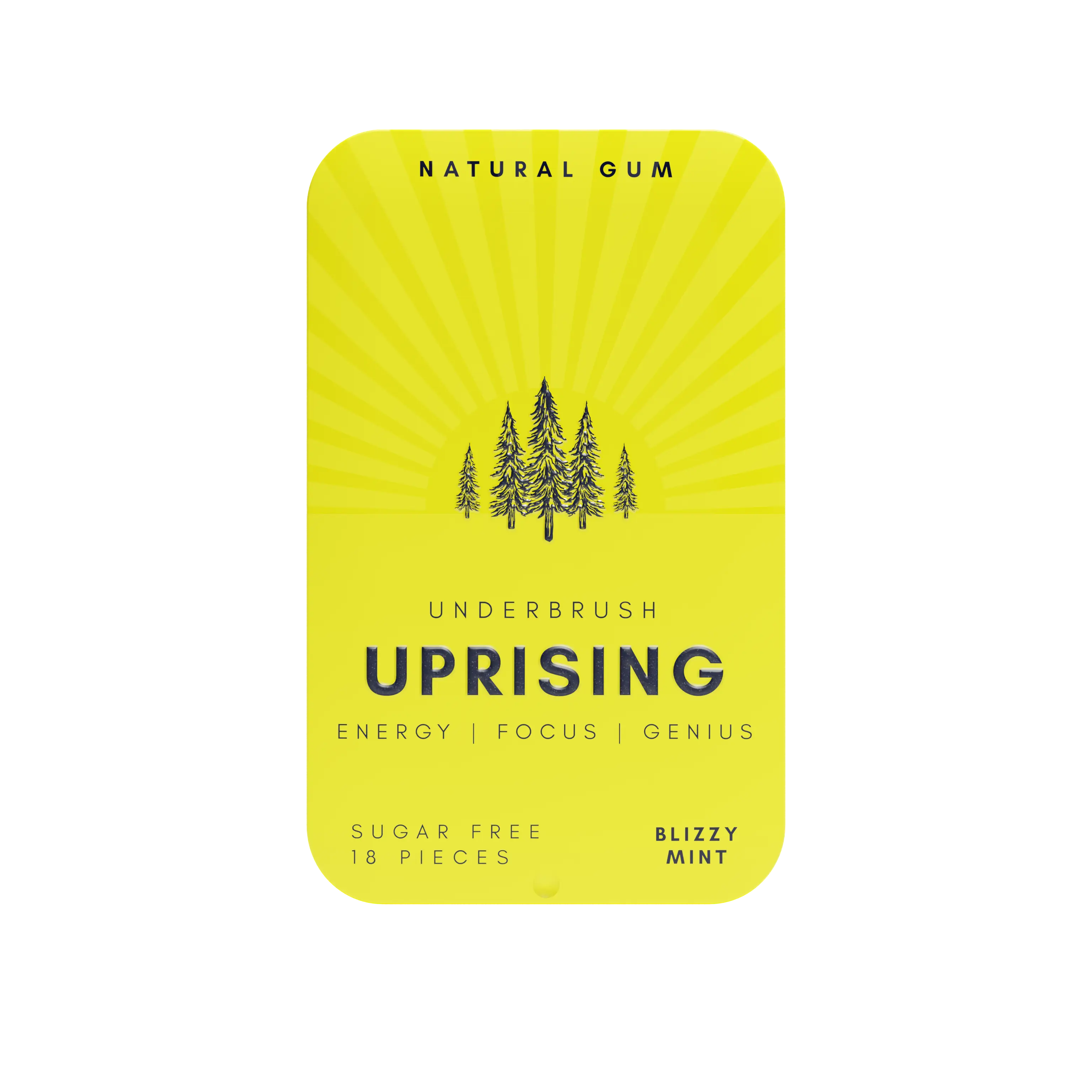 Uprising Energy Gum - Natural Focus & Genius - Sugar Free - Blizzy Mint - 18 Pieces - Clean Energy Boost Uprising Energy Gum - Natural Focus & Genius - Sugar Free - Blizzy Mint - 18 Pieces - Clean Energy Boost