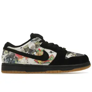 Nike Men's SB Dunk Low Supreme Rammellzee Skateboarding Shoes, from StockX