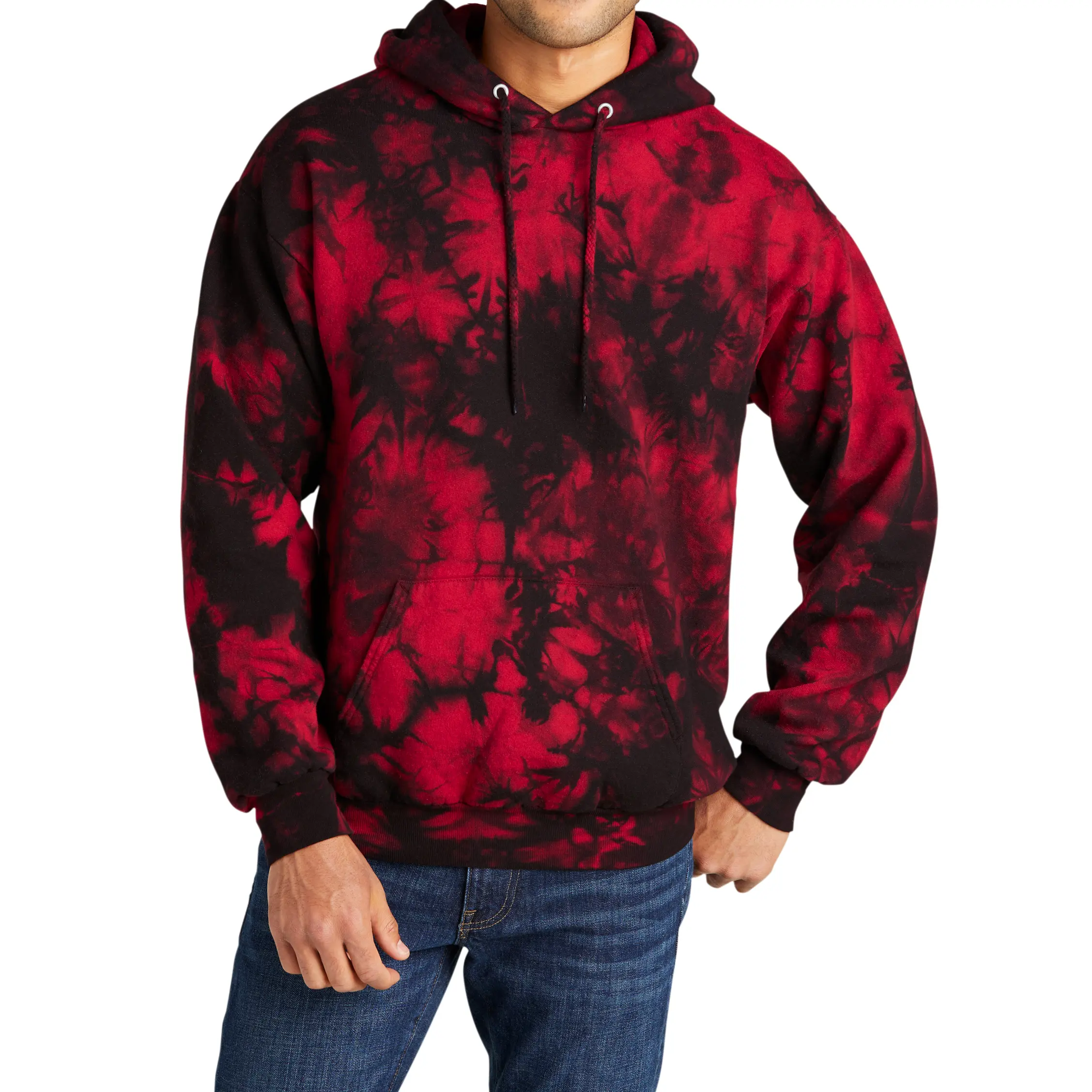 Tie Dye Sweatshirt, Hoodie, Crystal Tie Dye, Unisex Sweatshirt, Black, Red, Teal, Purple, Blue