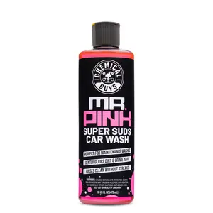 CHEMICAL GUYS Mr. Pink Car Wash Soap - high-foaming soap, pH balanced, polymers and surfactants, minimize scratching and lift dirt & debris off paint, auto cleaning & detailing