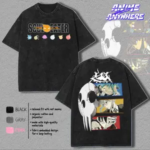 Soul eater Anime Shirt All Size, Anime Graphic Tee, Vintage Cotton unisex graphic tees 90s Top Cotton
