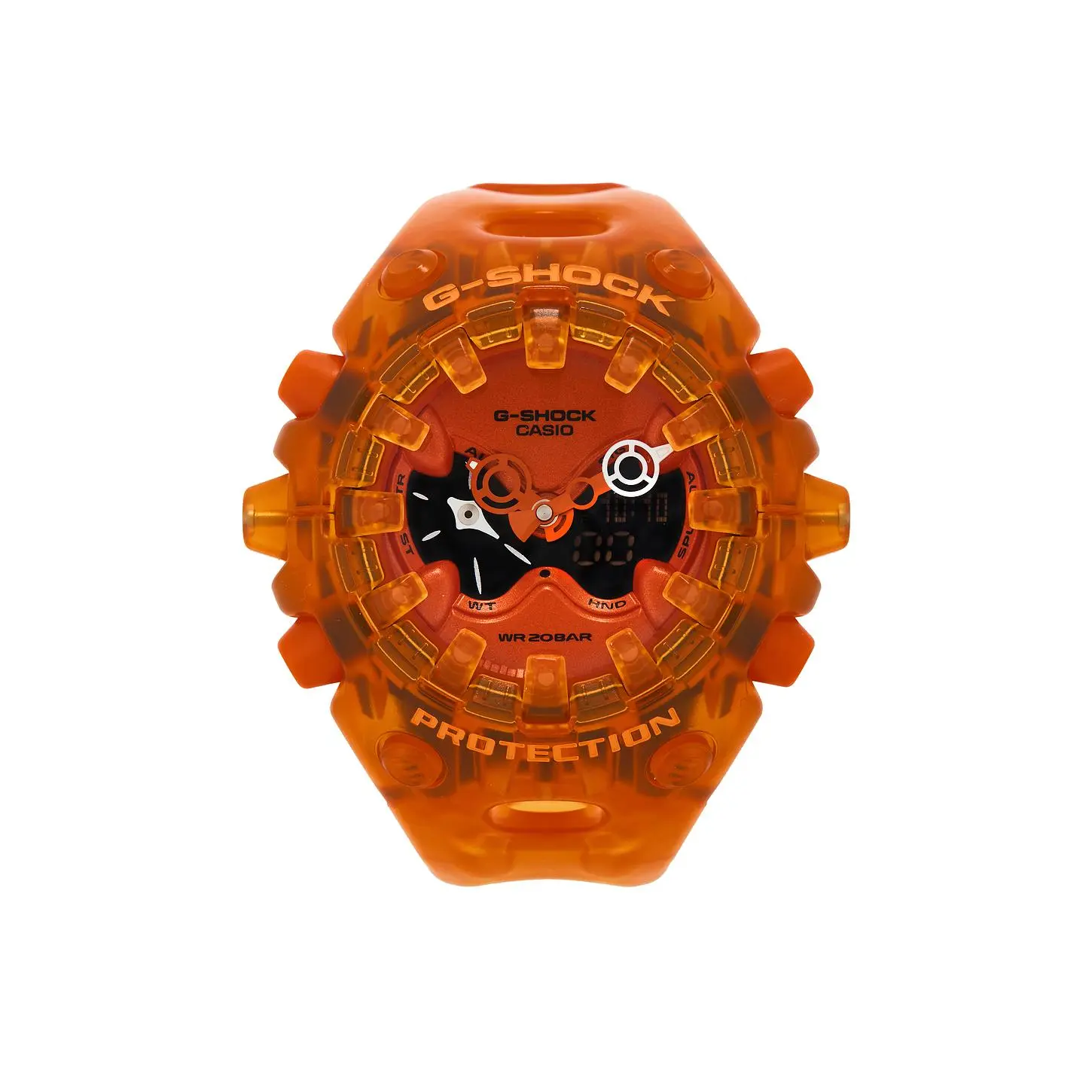 G-Shock GAV01 Transparent Pack Watch in Orange G-Shock GAV01 Transparent Pack Watch in Orange
