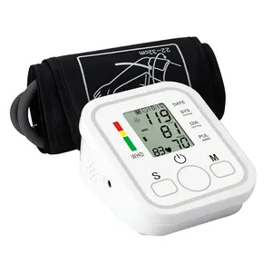 LPKEP Smart Upper Arm Blood Pressure Monitor Large LCD Display BP Machine Adjustable Cuff 5.31-7.68 inch Automatic 99x2 Sets Memory with Carrying Case for Home Use