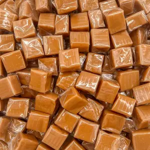 Caramel Cubes Candy | 2-Pound Bag | Individually Wrapped | Vanilla Caramel Squares | Old Fashioned Candy