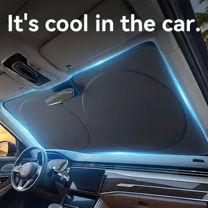 UTEK Portable Car Windshield Sun Shade, Car Windshield Sunshade, Foldable Sun Visor with High-Efficiency Heat Insulation, blocks sunlight and glare, easy to store, a must-have for summer driving, travel and commuting, perfect as a gift
