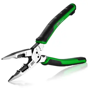 #Summervibes SK Multi-use Diagonal Pliers & Multi-use Long Nose Pliers & Multi-use Linesman, Pliers Premium CR-V Steel Construction, Ergonomic Anti-slip Handle for Comfortable Grip