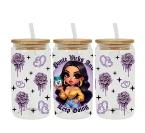 Ponte Vicks and Keep Going - UVDTF Wrap for cups/hard surfaces sticker