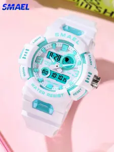 1 Piece Fashion Digital Watch with Date Display for Women and Girls, Casual Sporty Quartz Waterproof Wristwatch With Box, Fashionable Waterproof Watch, Casual Trendy Wristwatch, Fashionable Watches