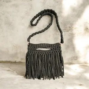 Handmade crochet sling bag
