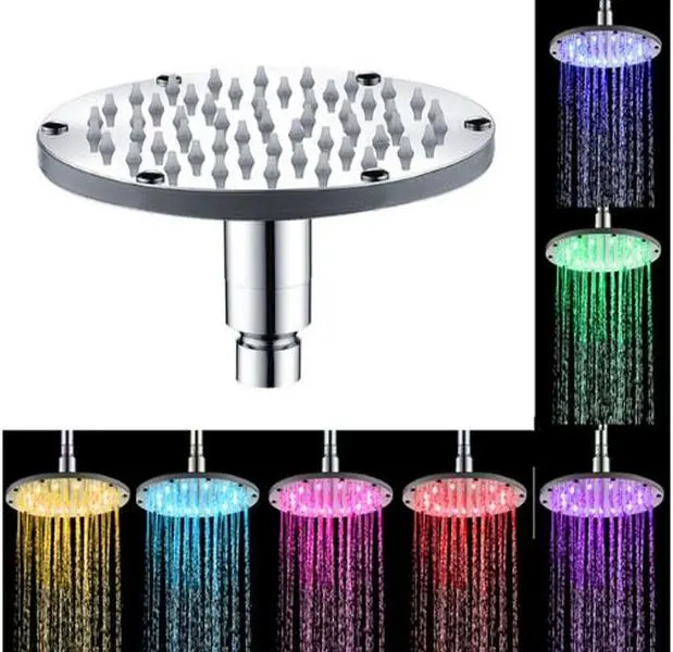 Bathroom 7 Colors Change LED Shower Head
