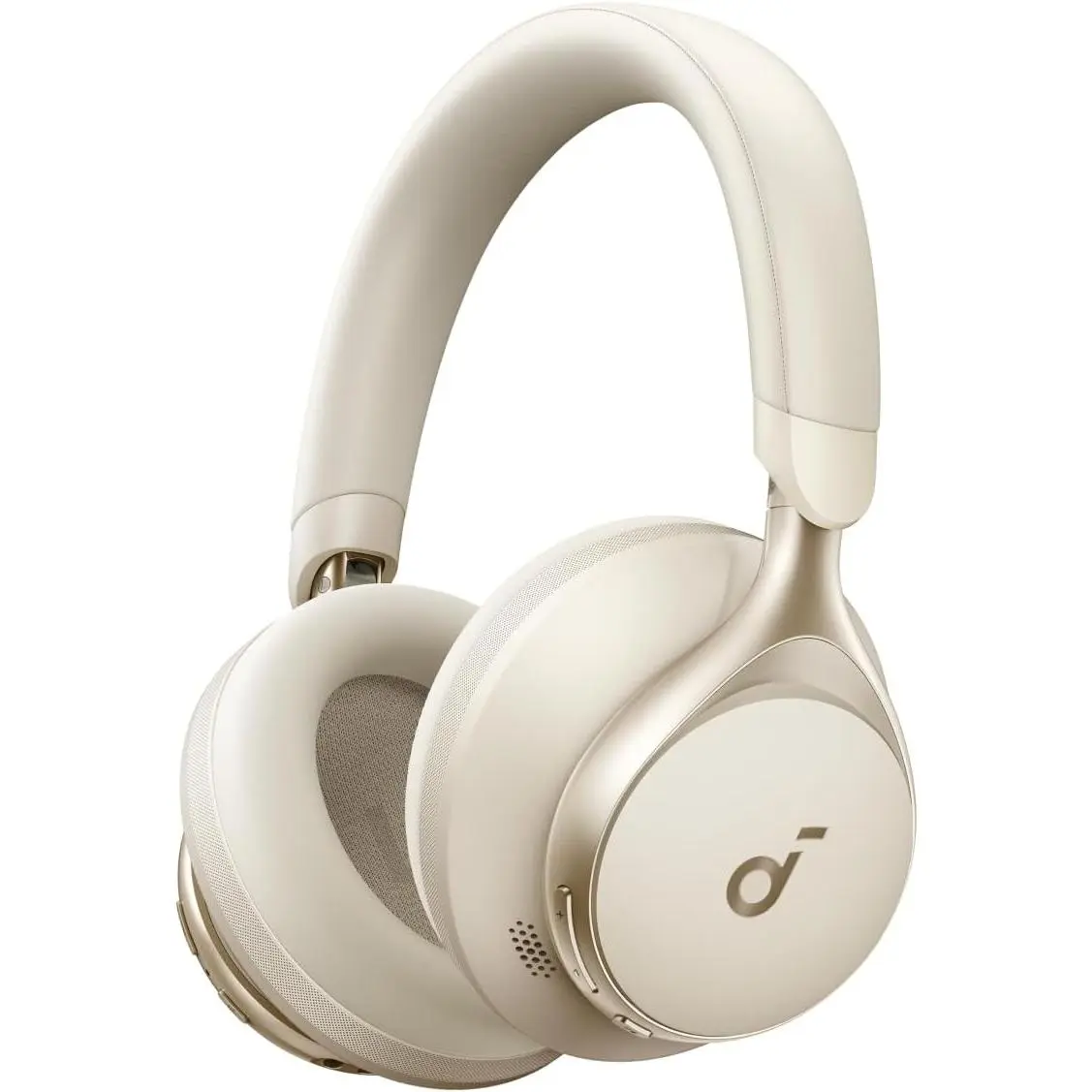 Soundcore by Anker Space One Active Noise Cancelling Headphones 2X Stronger Voice Reduction 40H ANC Playtime LDAC Hi-Res Audio Bluetooth 5.3 White Wireless Noise-Isolating