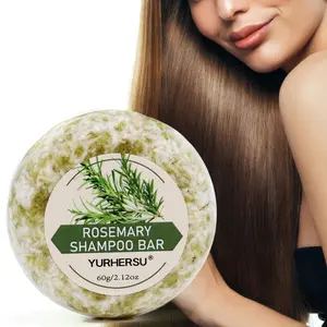 Organic Rosemary Shampoo Bar, Natural Herbal Shampoo, Natural Hair Cleanser & Conditioner, Gentle Moisturizing Formula, Suitable for All Hair Types
