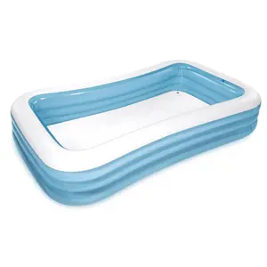 Intex Swim Center Family Backyard Inflatable Kiddie Swimming Pool, Color Varies