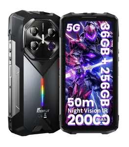 FOSSIBOT F113 120Hz 6.78" FHD+5G Rugged Phone Unlocked(2026) 36GB+256GB/2TB Outdoor Gaming Phone,50m Ultra-Long-Range 64MP Night Vision Phone, MediaTek Dimensity 7050+20000mAh/33W/18WOTG Android 15 | 50m Ultra-Long-Range