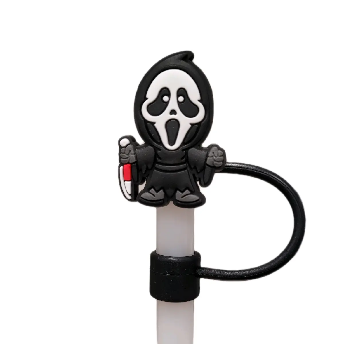Ghost Face Horror Straw Topper