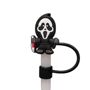 Ghost Face Horror Straw Topper
