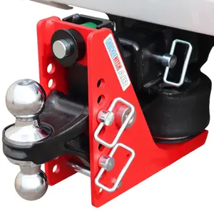 Shocker 14K Air Receiver Hitch - Chrome 2" & 2-5/16" Combo Ball
