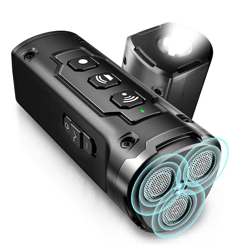Outdoor Ultrasonic Dog Repeller, Ultra Sonic Training Device, Anti-Dog Bite Device, Anti-Wildlife Device, Flashlight Included, 50 Feet Range, Outside