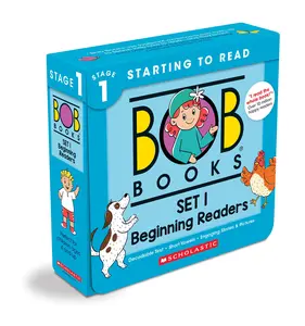 Bob Books - Set 1: Beginning Readers Box Set Decodable Phonics Books, Ages 4 and Up, Kindergarten (Stage 1: Starting to Read) -- Bobby Lynn Maslen - Boxed Set