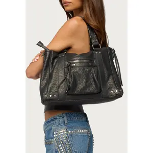 Oliviah Stud Faux Leather Bag