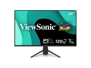 ViewSonic VX2470-MHD 24 Inch 1080p IPS Monitor with 120Hz, 1ms, Variable Refresh Rate, Eye Care, HDMI, VGA and DisplayPort Inputs