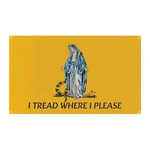 3X5Fts I TREAD WHERE I PLEASE Flag Polyester Printed Decoration Banner Tapestry FLAGLAND Does not apply